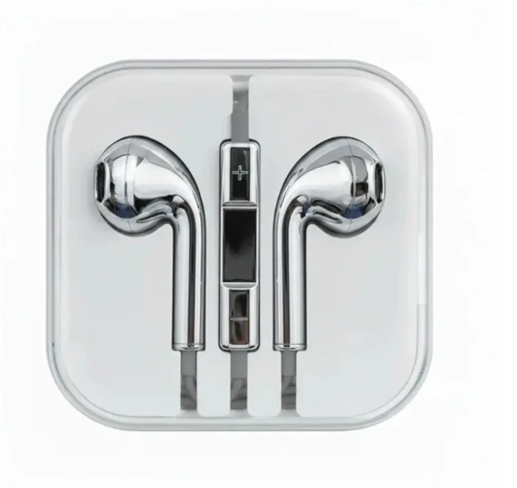 Chrome Wired Earphones