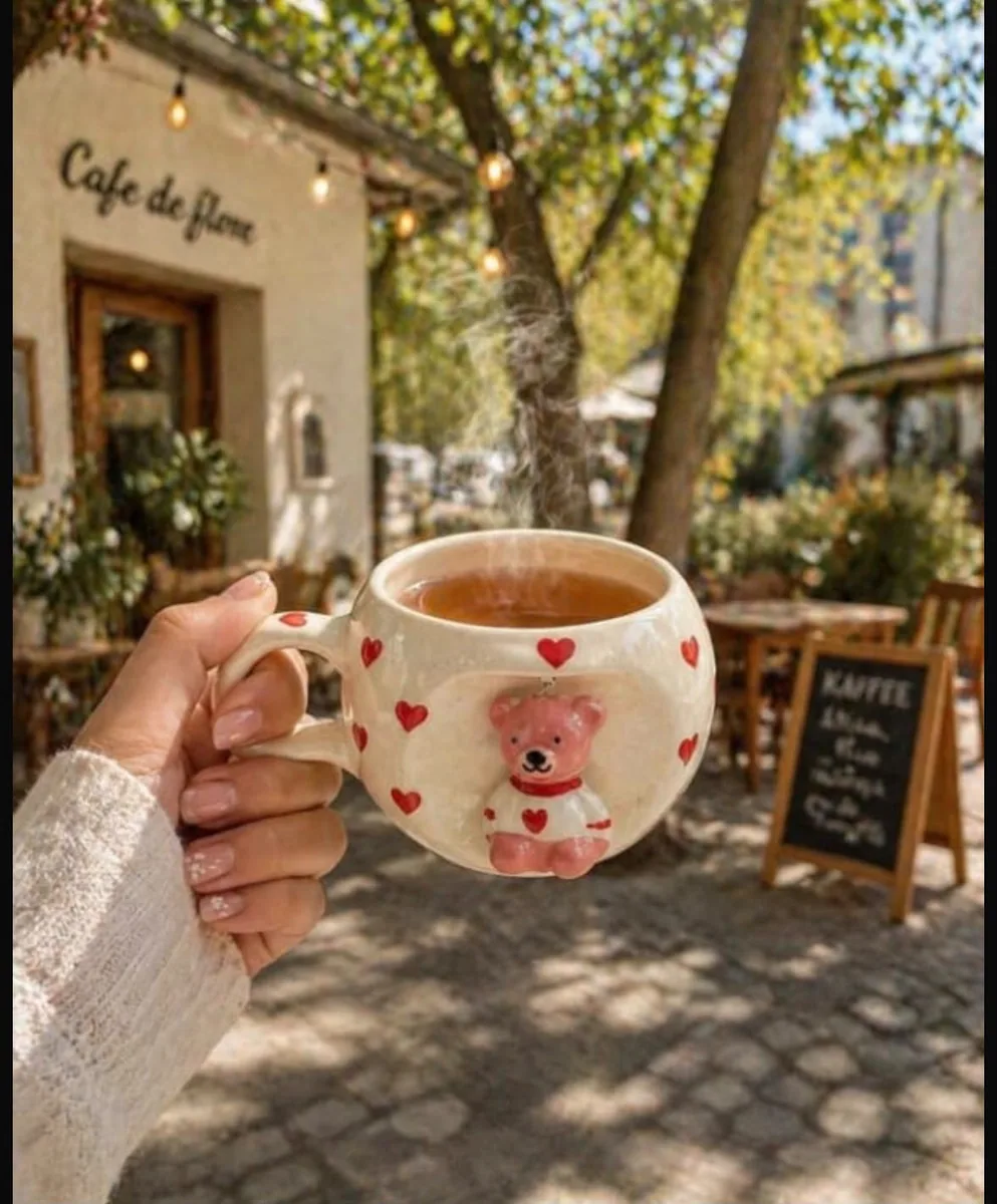 Teddy Heart Mug view 2